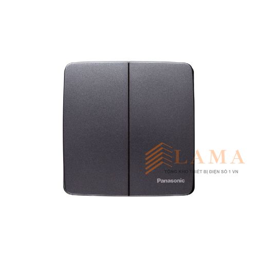 Bộ 2 Công Tắc B 1 Chiều Dòng Minerva Màu Xám Ánh Kim WMT503MYH VN Panasonic