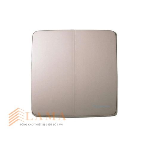 Bộ 2 Công Tắc C 2 Chiều Dòng Minerva Màu Vàng Ánh Kim WMT504MYZ VN