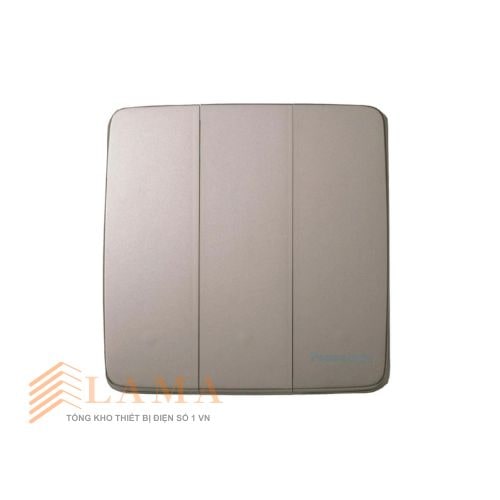 Bộ 3 Công Tắc C 2 Chiều Dòng Minerva Màu Vàng Ánh Kim WMT506MYZ VN