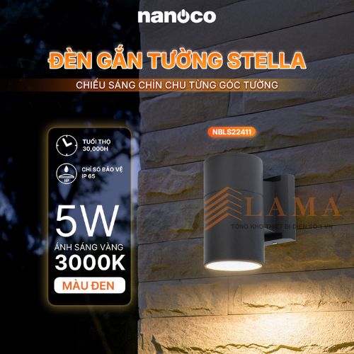 Đèn Trang Trí Ngoài Trời Chống Nước Nanoco NBLS22411