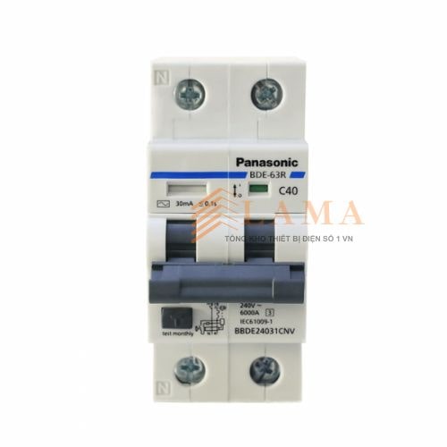 Rcbo Panasonic 20a Dòng Ngắt 06kA BBDE22031CNV